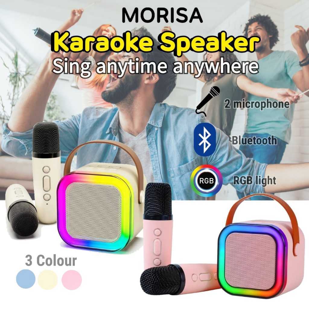 Karaoke speaker with mic Bluetooth Portable Min speaker with microphone ...
