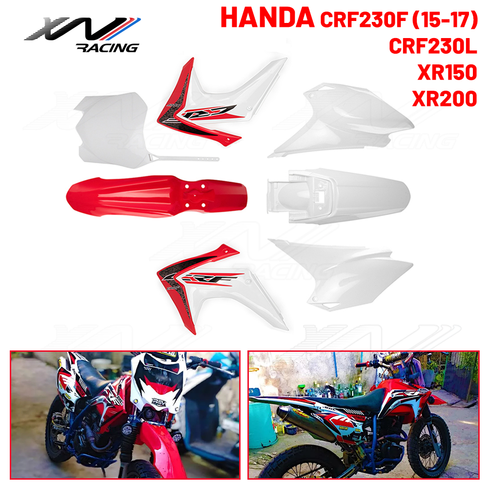 Dirt Pit Bike ABS Plastic Fender Fairing Body Work Kit Set For Honda