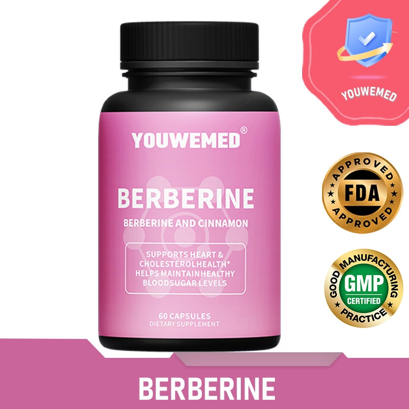 Berberine 800 Mg Capsules, Balance Optimal Blood Sugar, Supports Heart ...