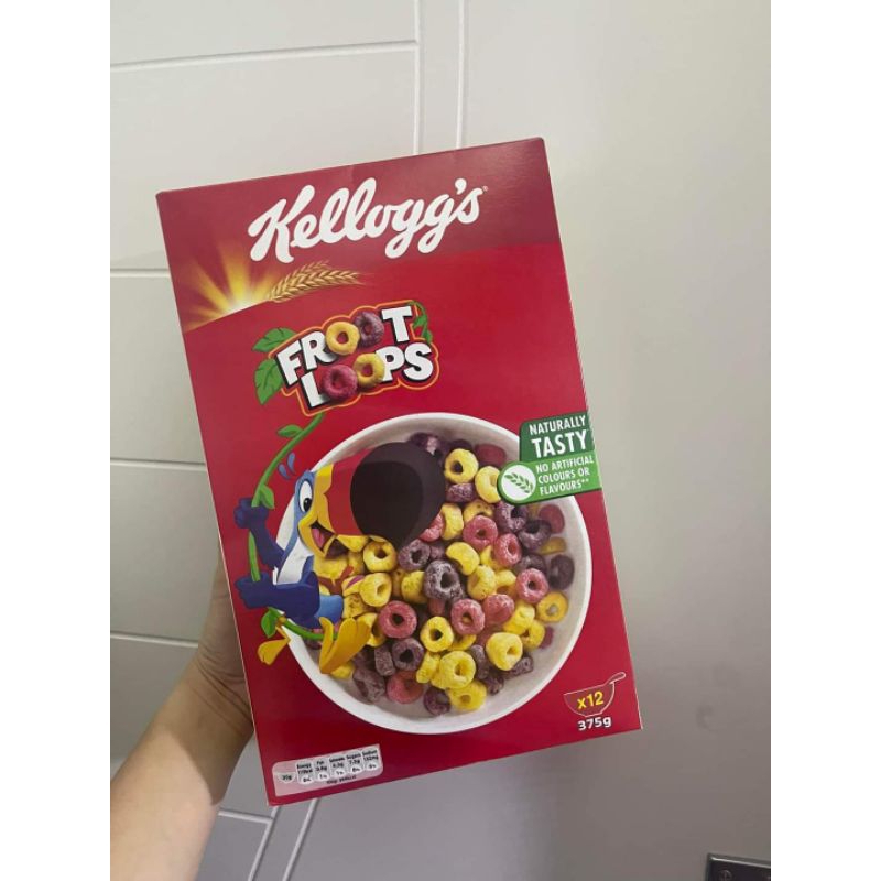 Cereals Froot Loops Cini Minis Cheerios Cookie Crisp 375g