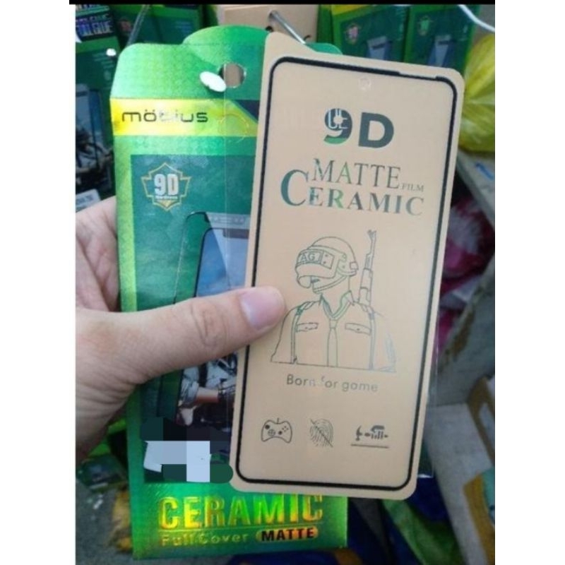 tecno spark 20 pro full matte ceramic glass with punch hole Shopee