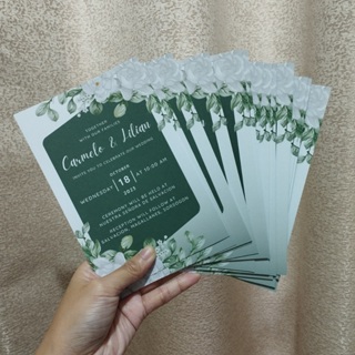 Shop wedding invitation card for Sale on Shopee Philippines