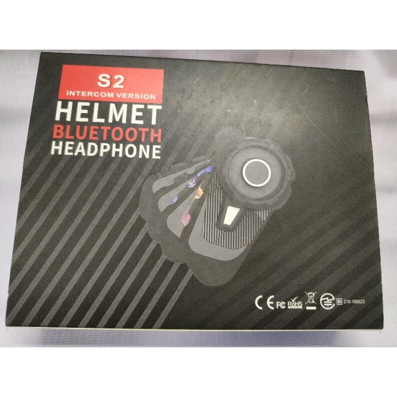 Helmet Bluetooth Headphone Intercom Version Eurofone S2 (DSEC-06118 ...