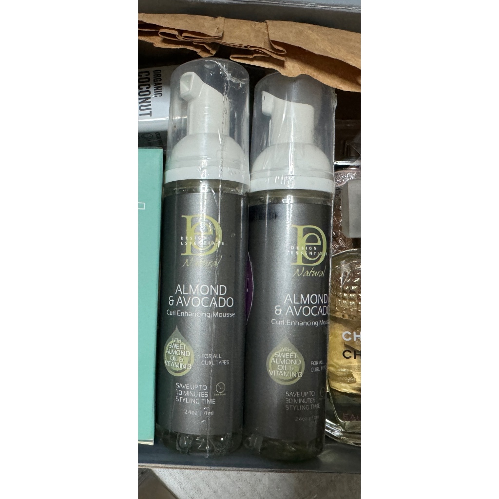 Design Essentials Almond & Avocado Natural Curl Enhancing Mousse, 2.3 Oz