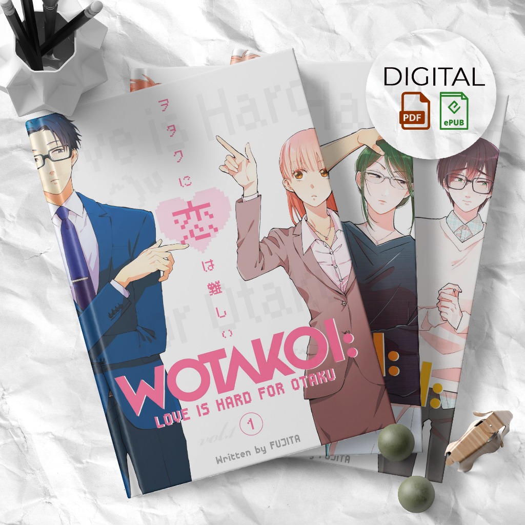 Wotakoi love shops is hard for an otaku full series manga 1-6