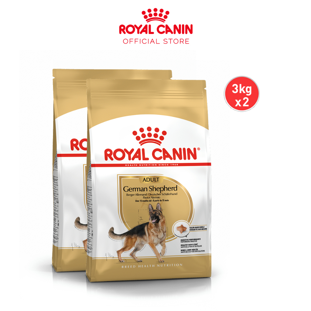 Royal Canin German Shepherd Adult (3kg x 2) Dry Dog Food Breed Health