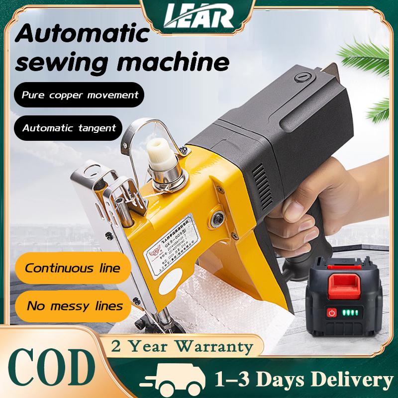 Sewing machine portable heavy duty electric sewing machine mini edging ...