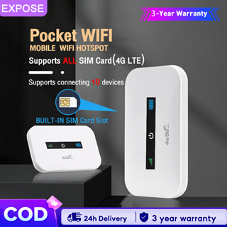 Mobile WiFi Hotspot, Portable 4G WiFi Router SIM Card Slot 2100mAh