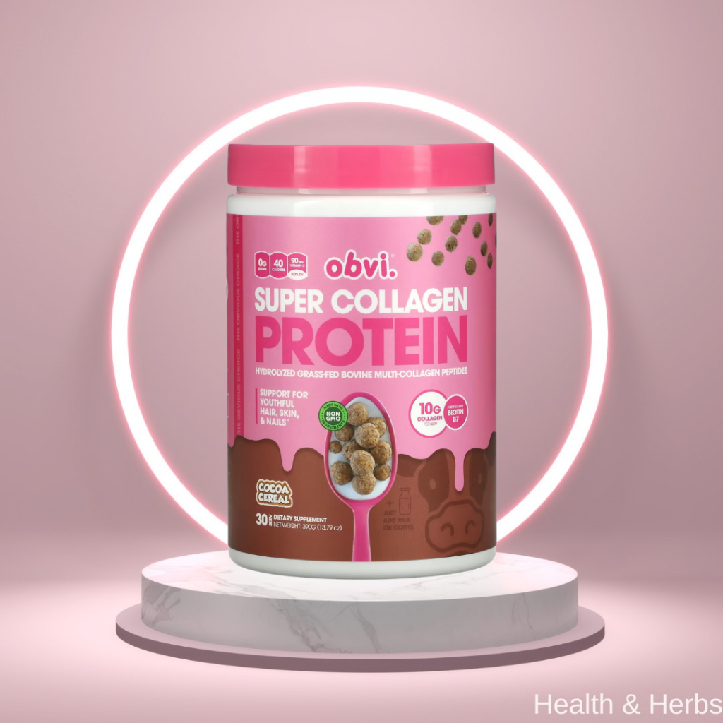 Obvi, Super Collagen Protein, Cocoa Cereal, 390 g (13.79 oz) Shopee
