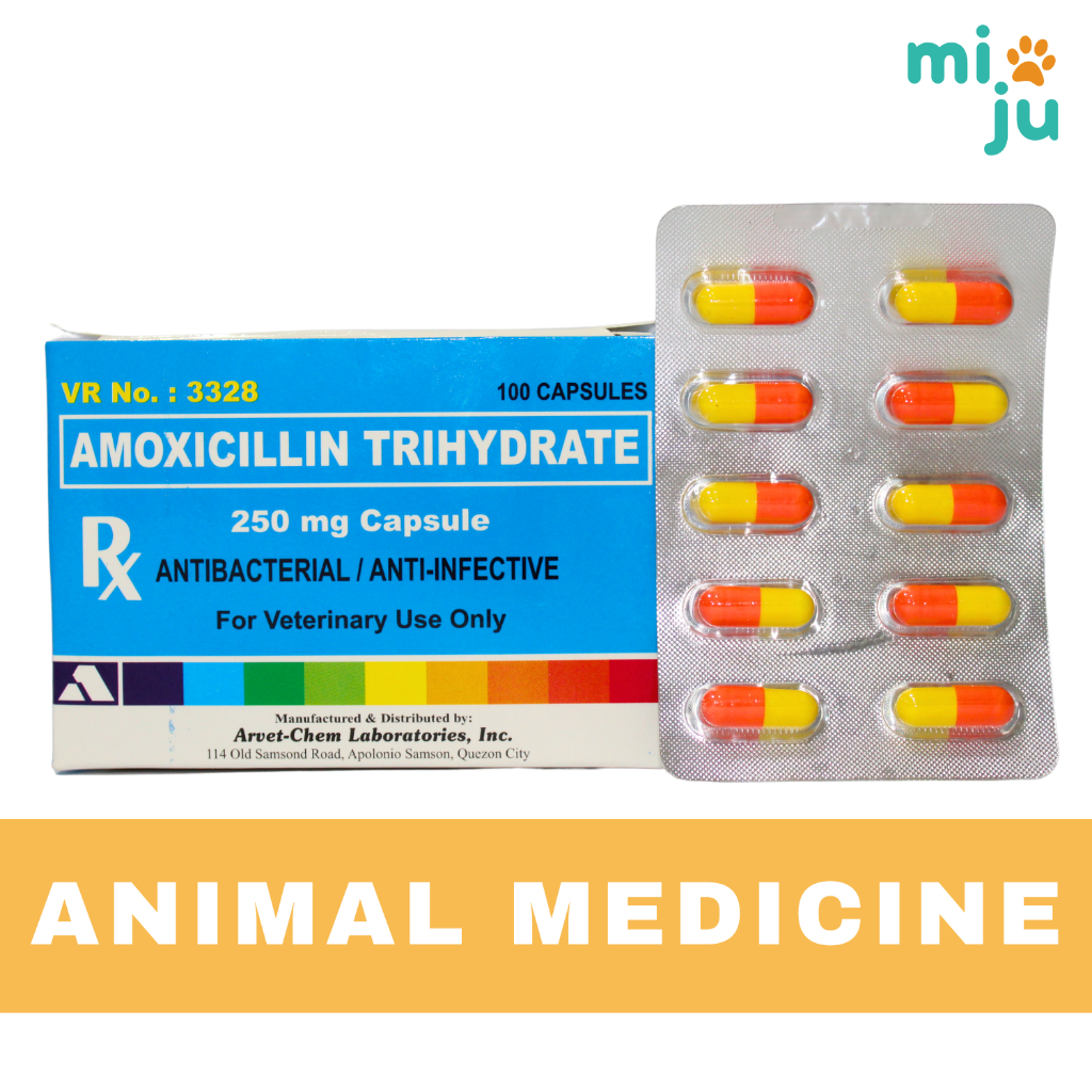 Arvet Chem Amoxicillin Trihydrate 250mg Antibacterial/AntiInfective