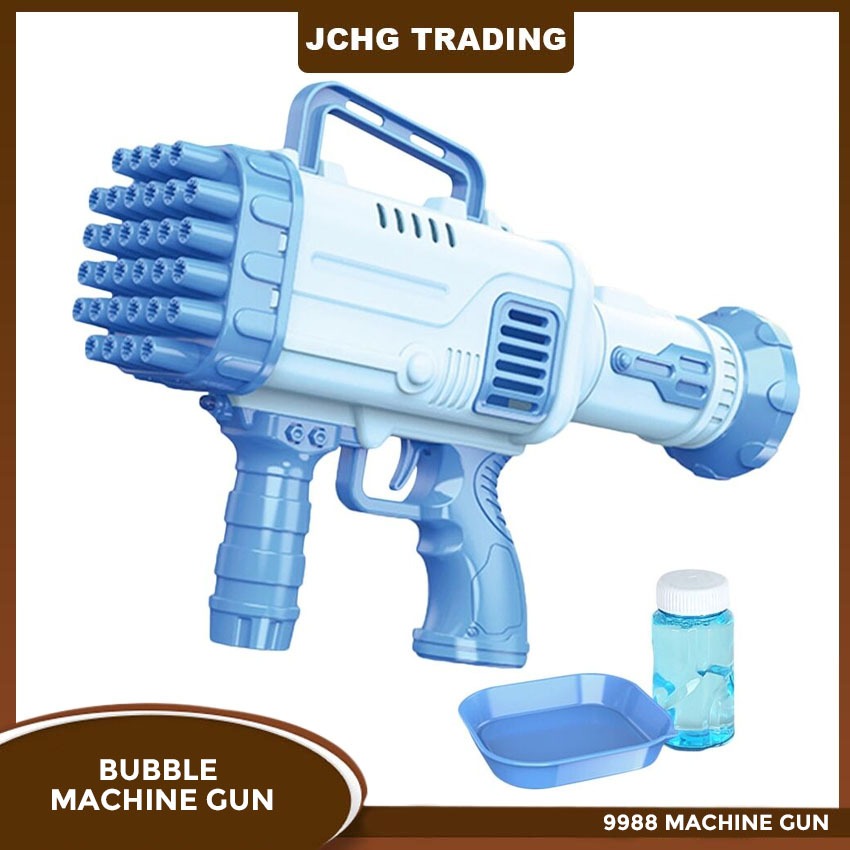 JCHG I 9988 25 Hole Bubble Machine Gun Rocket Bubble Launcher for Kids ...