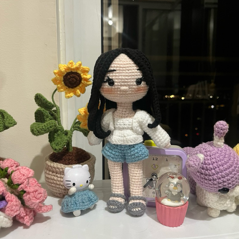 Custom Crochet Human Doll | Personalized Amigurumi Human Doll | Shopee ...