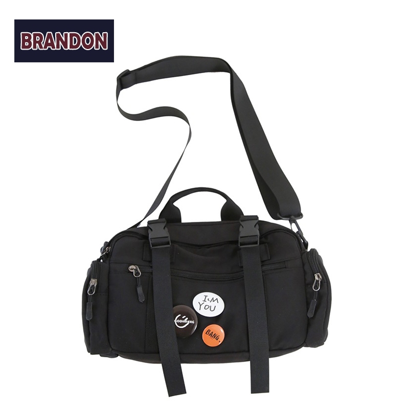 Fashion Messenger Bag Functional MultiPocket Postman Crossbody Bag