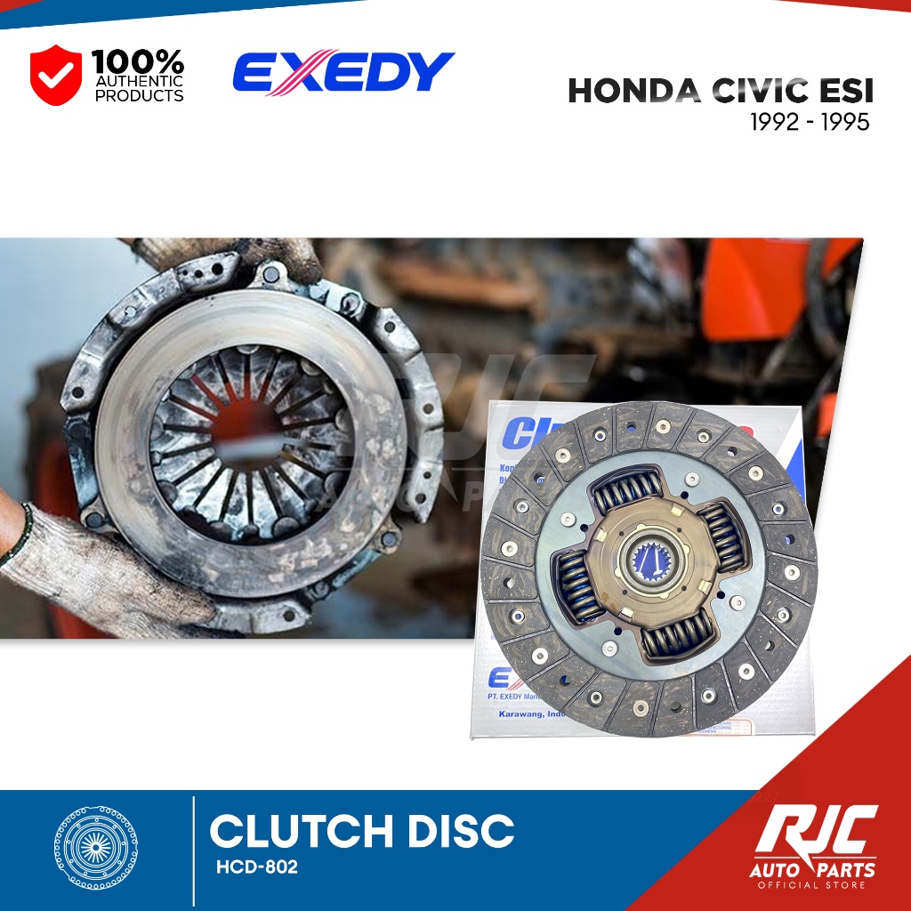 EXEDY CLUTCH DISC FOR HONDA CIVIC ESI 1992 1995 HCD802 1pc Shopee