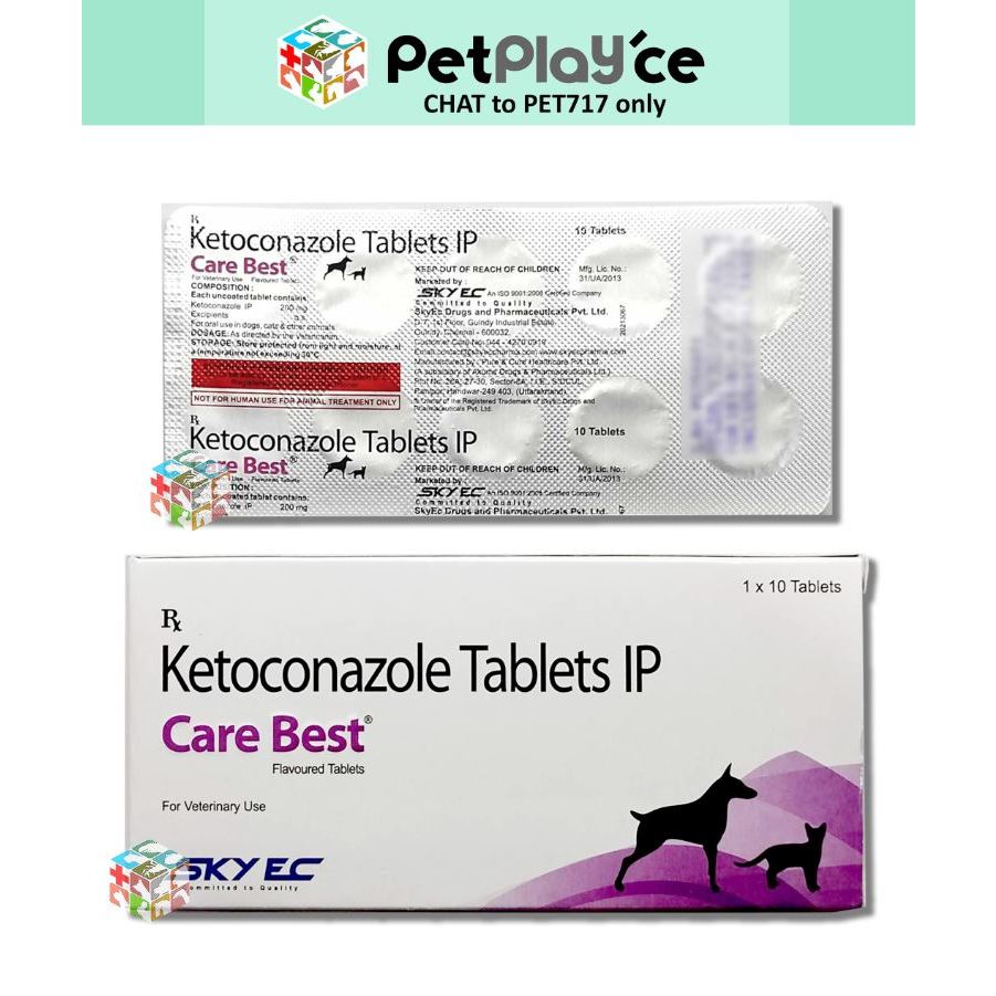 Sky EC Care Best Ketoconazole Tablets Anti Fungal Infections 10 Tablets
