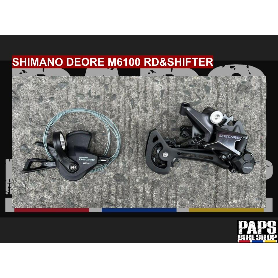 SHIMANO DEORE M6100 ORIGINAL RD WITH CLUTCH AND SHIFTER WITH WINDOW ...