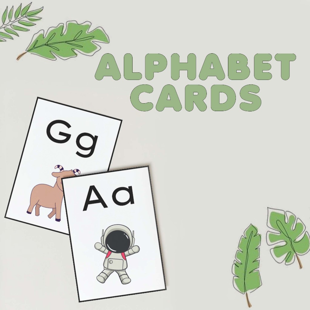 ALPHABETS FLASHCARD LAMINATED AND NON LAMINATED | Shopee Philippines