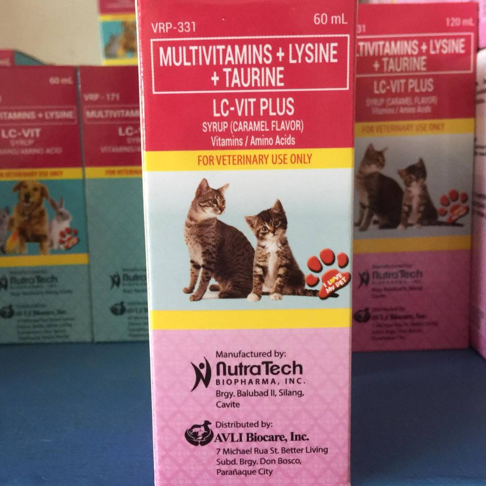 LCVIT Plus Multivitamins+Lysine+Taurine for cats/kittens Shopee