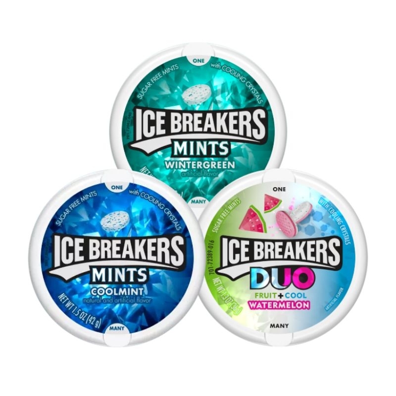 Imported Ice Breakers / Breath Savers sugarfree mints (coolmint