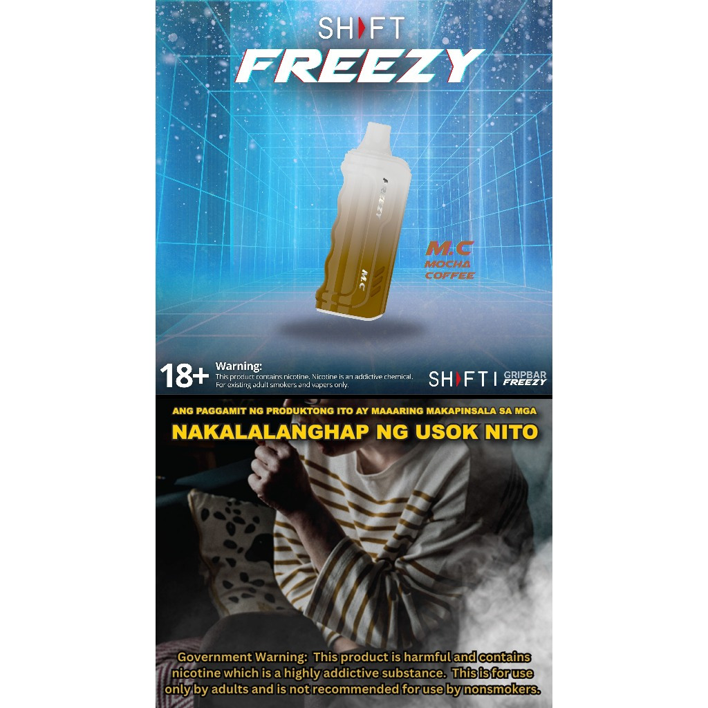 MC SHIFT GRIPBAR FREEZY / SHFT FREEZY 12K P.C. DISPOSABLE POD | Shopee ...