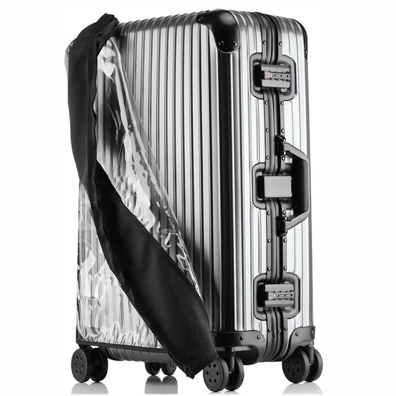 PVC Stretch cloth Transparent Travel Luggage Protector Suitcase Dust ...