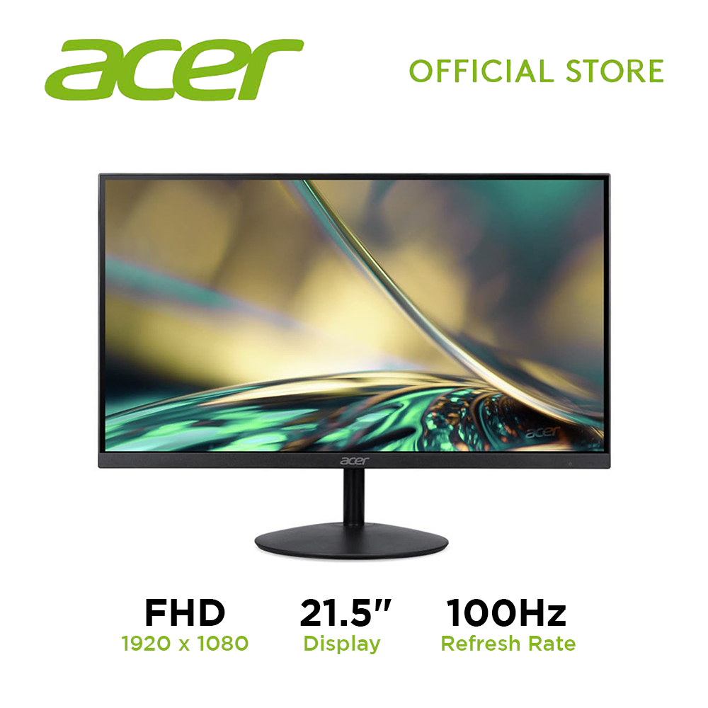 Acer 27” Full HD Monitor, 1920 x 1080, 75Hz Refresh Rate with AMD Radeon  FreeSync, KA272 Bi 