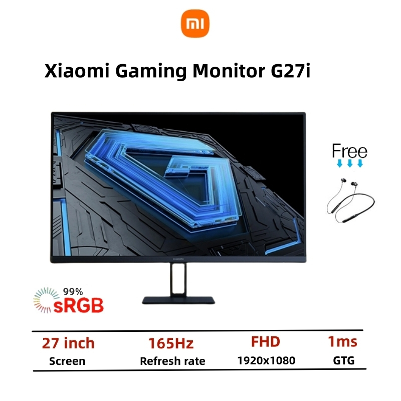 Xiaomi G27i Gaming Monitor 27 Inch 165Hz High Refresh Rate 1ms GTG Low ...