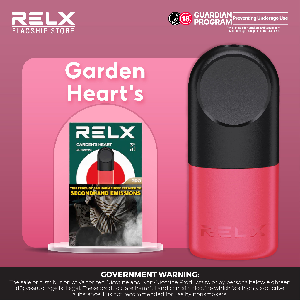 RELX Pod Pro 2 Pod Pack Garden's Heart 30mg GHW (Vape Juice) Pro Pod
