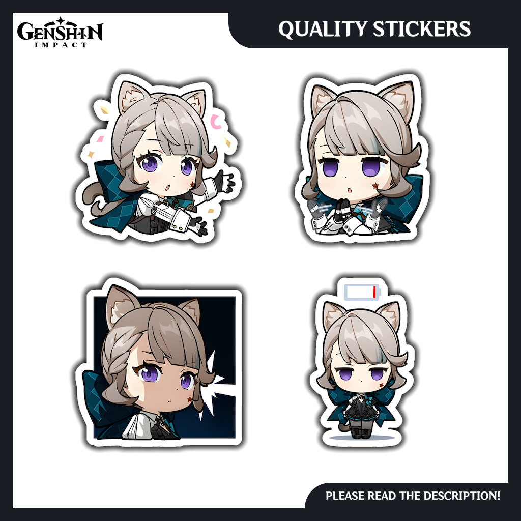 Lynette - Genshin Impact Emoji Stickers | Shopee Philippines