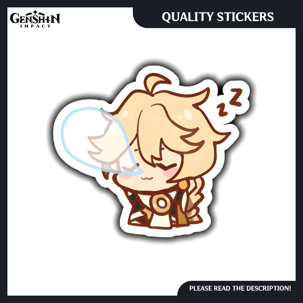 Traveler | Aether | Lumine - Genshin Impact Emoji Stickers | Shopee ...