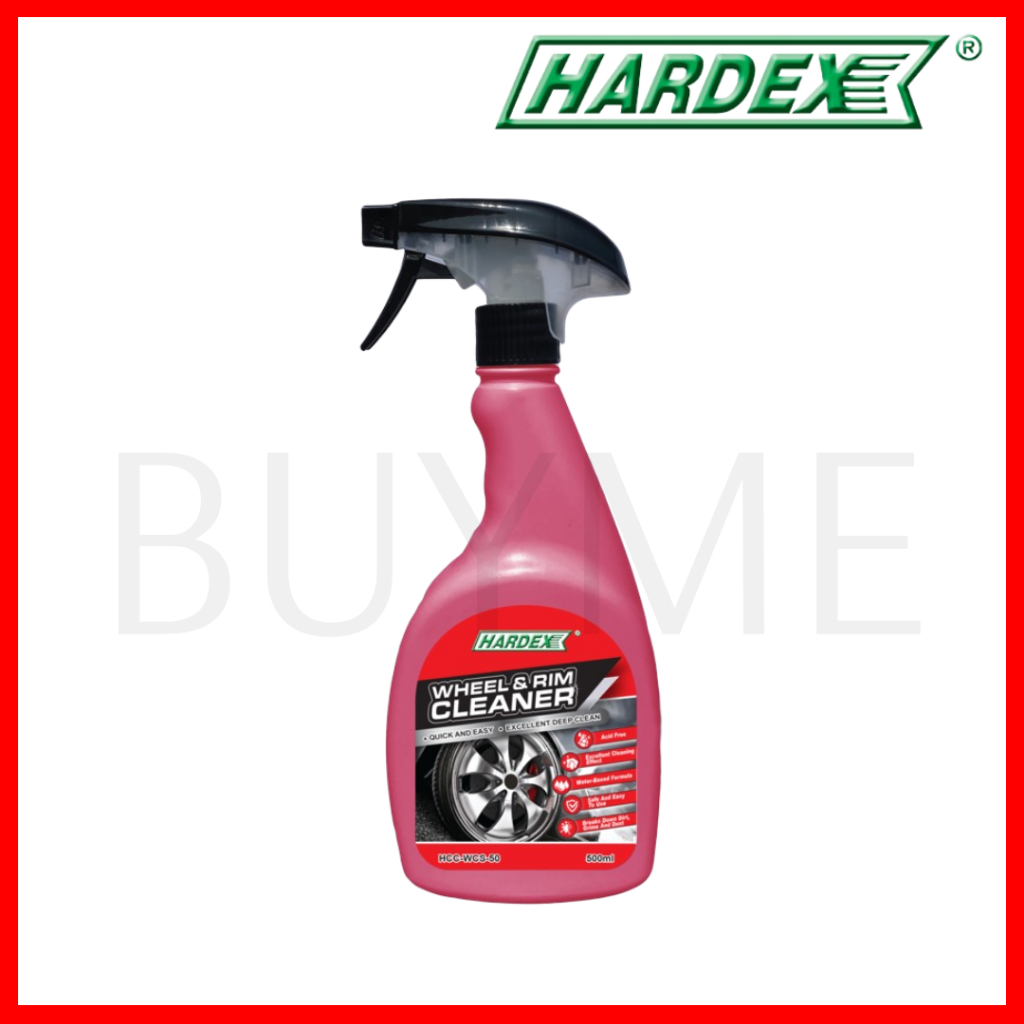 HARDEX WHEEL & RIM CLEANER (500ML) | Shopee Philippines