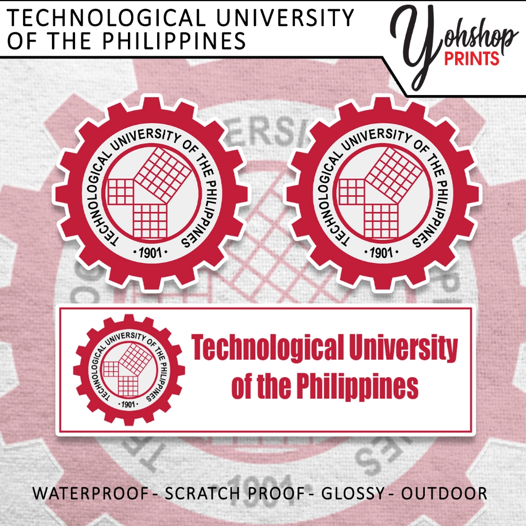 University Logos Car Decal Technological University Of The