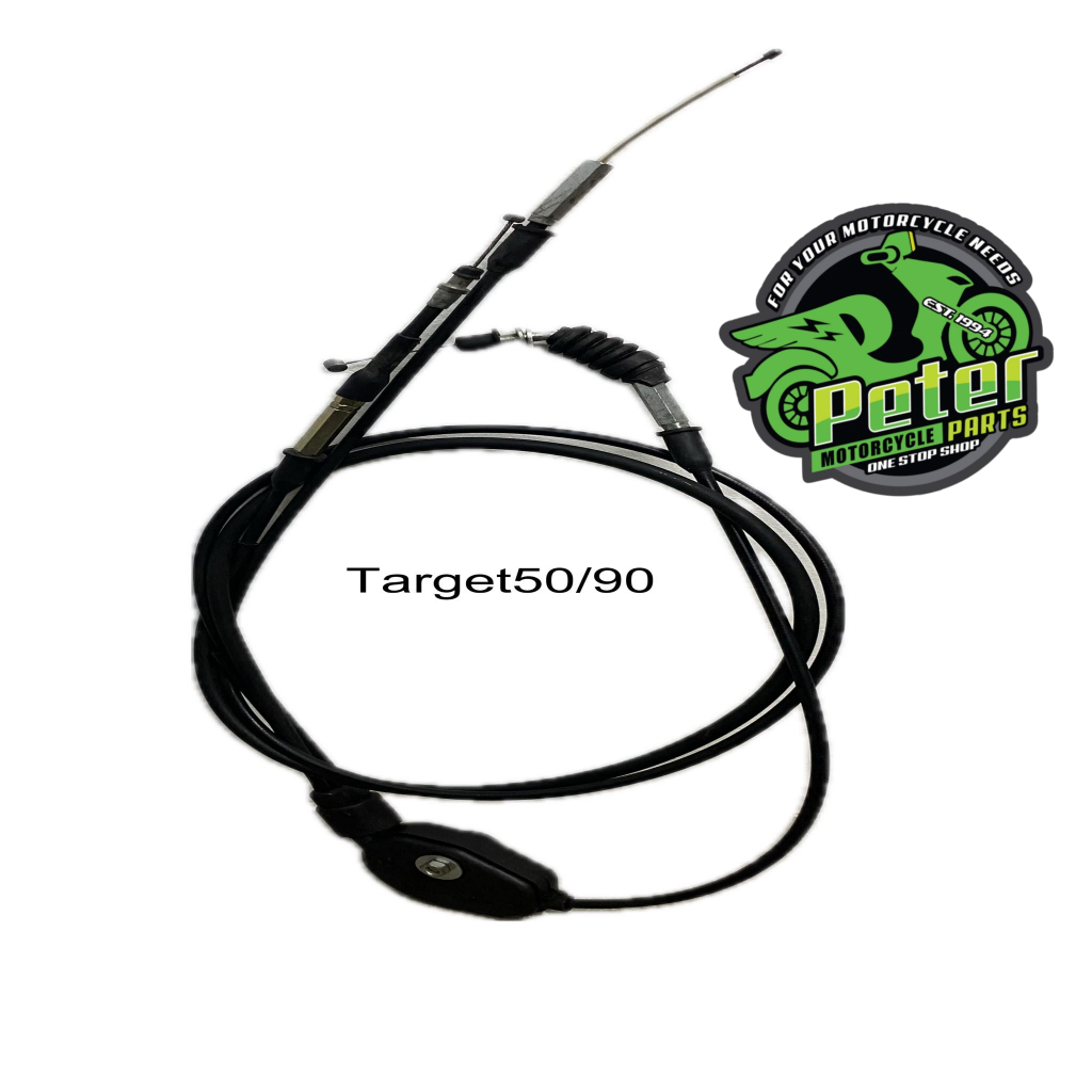 THROTTLE CABLE ( DOUBLE ) FOR YAMAHA TARGET 50cc / 90cc | Shopee ...