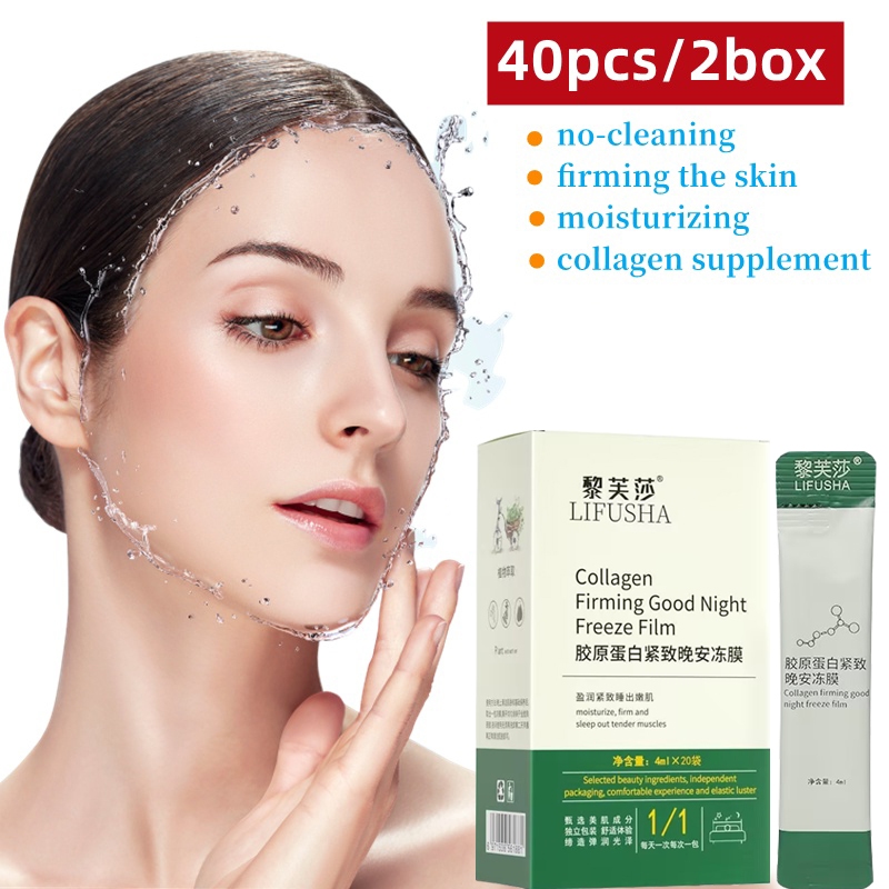 20Pcs/1Box Korean Collagen Firming Sleeping Mask Anti-wrinkle ...