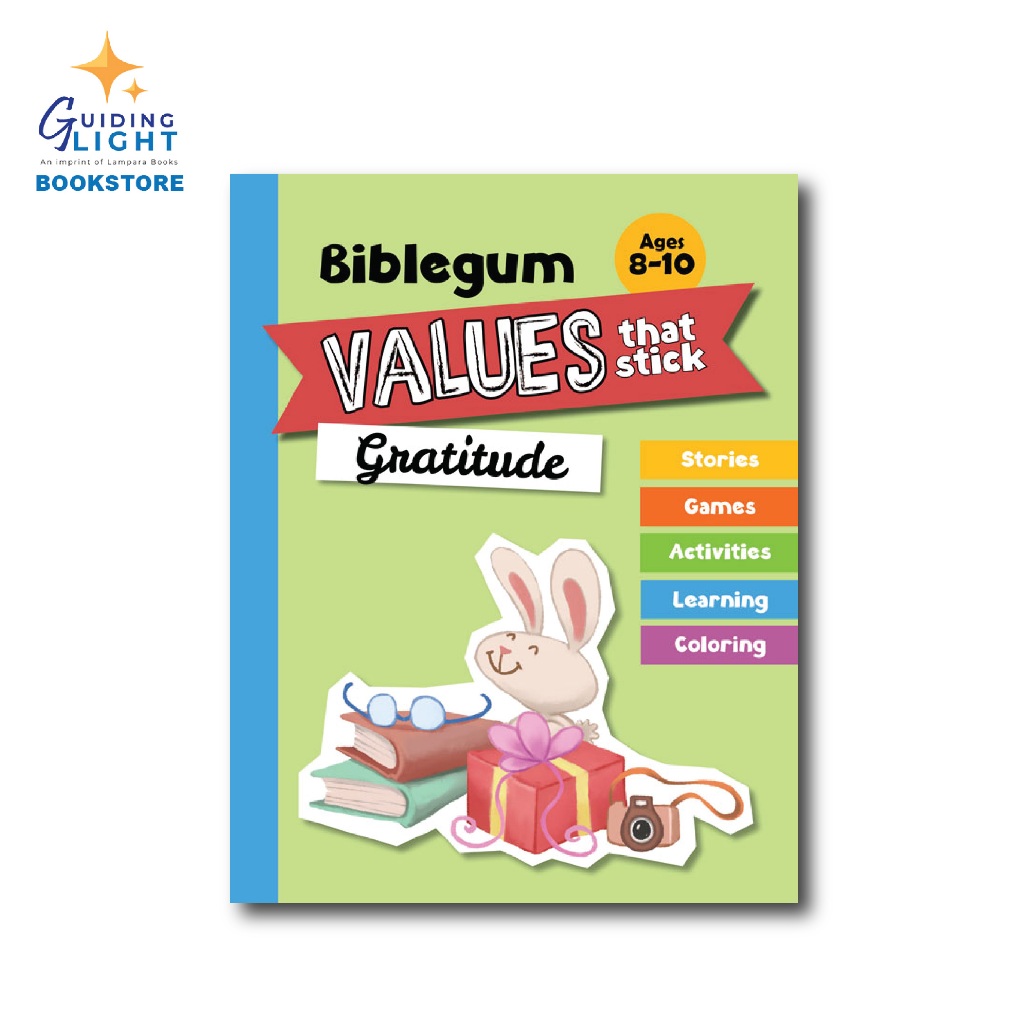 Biblegum Values that stick Gratitude Ages 8-10 (GL) | Shopee Philippines