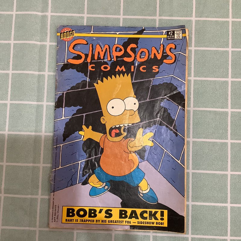 Simpsons Comics #2 Bongo Comics Book (Back to Back) Vol Issue Dec 1993 ...