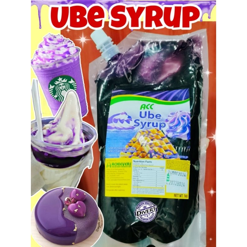 UBE SYRUP (1KG) FOR ALL YOUR DESSERT | Shopee Philippines