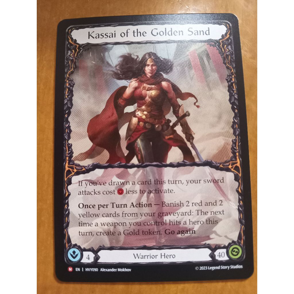 FAB Kassai of the Golden Sand Majestic M Heavy Hitters Flesh and