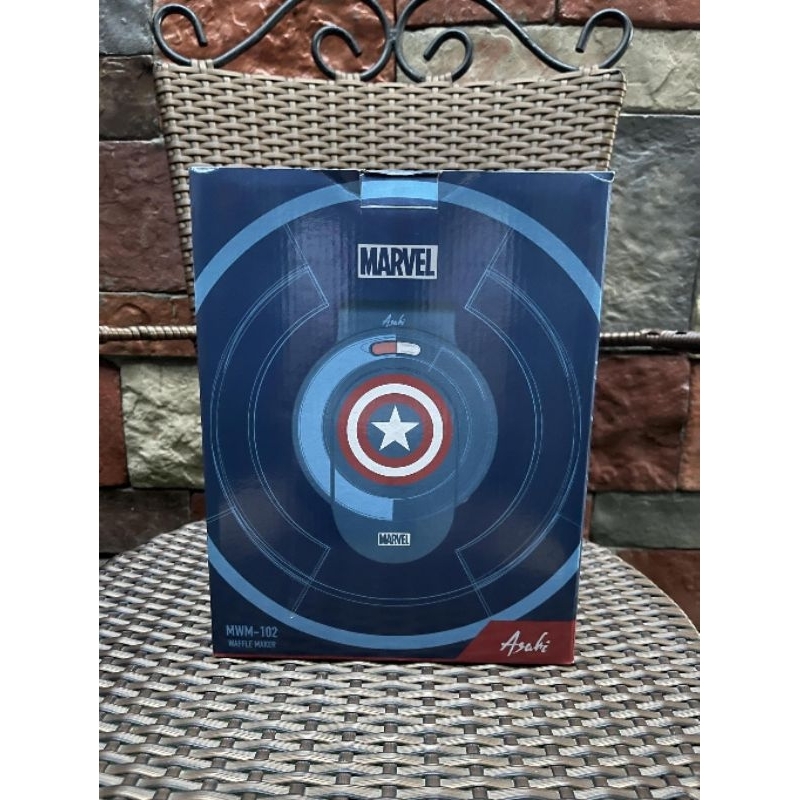 Asahi Waffle Maker Captain AmericaMarvel Collection Shopee Philippines