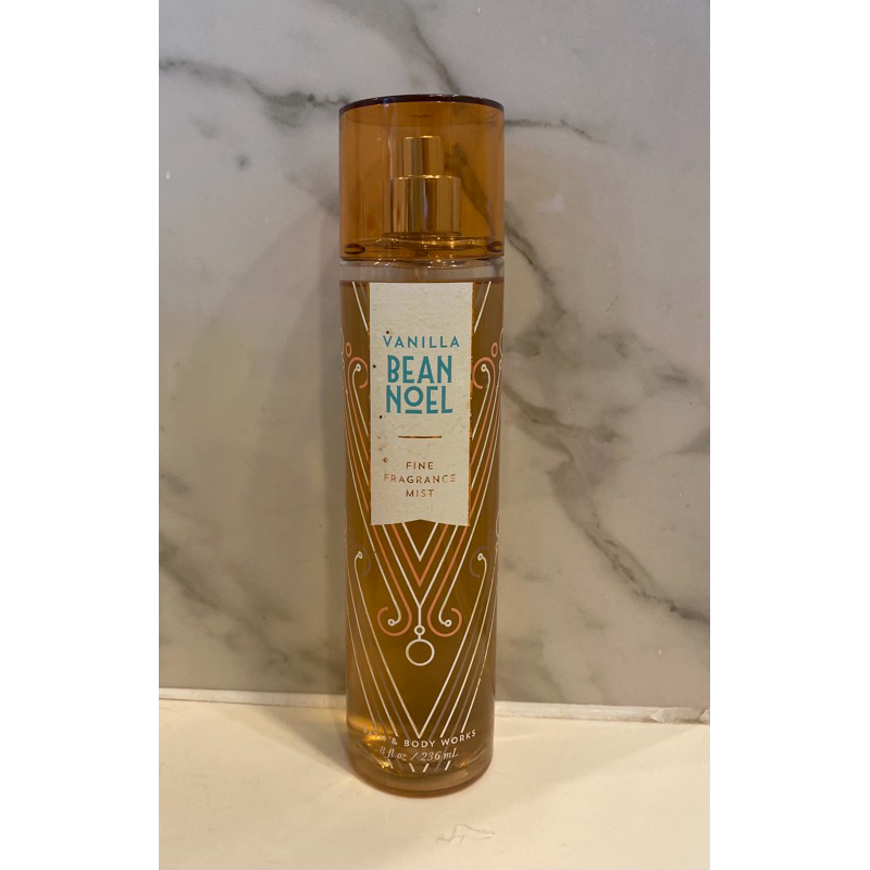 Bath & Body Works Rare Packaging Vanilla Bean Noel Fine Fragrance