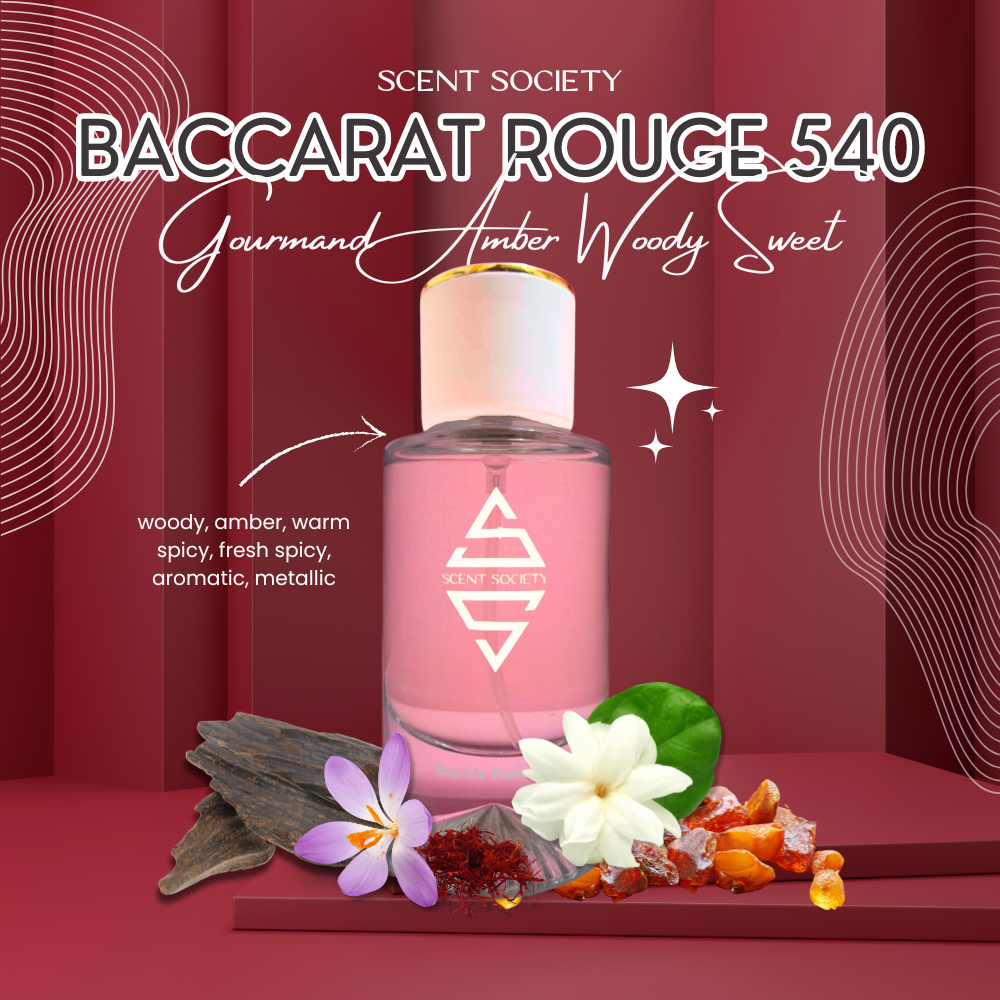 Baccarat Rouge 540 50ml Eau de Parfum (inspired by Baccarat Rouge 540 MFK) by Scent Society