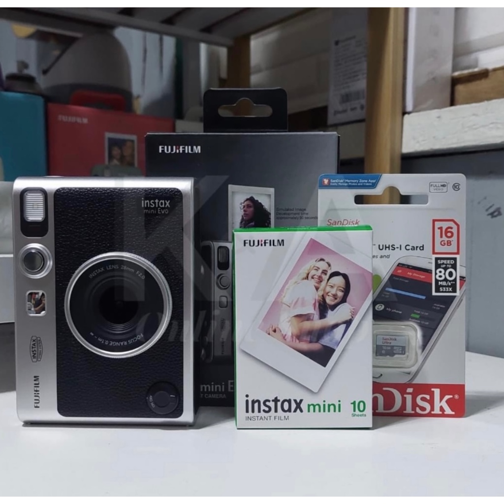 Fujifilm instax mini Evo Hybrid Instant Camera - Black for sale