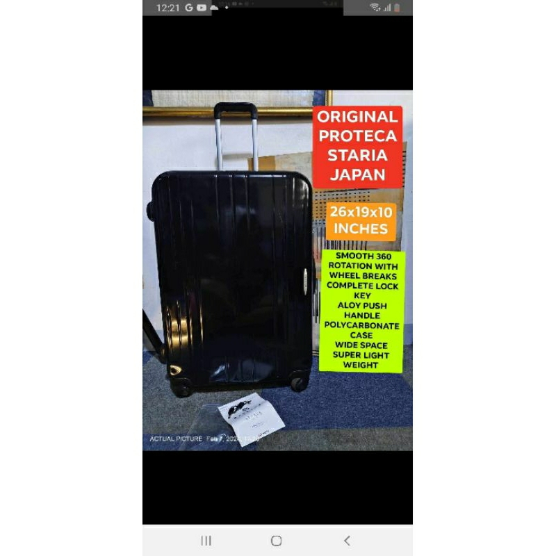proteca luggage imported from japan Shopee Philippines