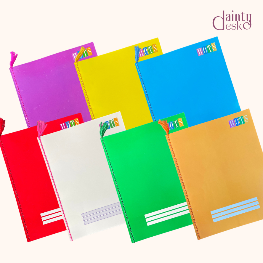 Hots University notebook with yarn (big notebook) | Shopee Philippines