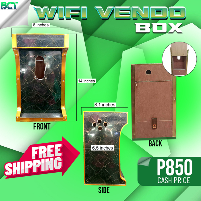 NEW PISO WIFI VENDO BOX | Shopee Philippines