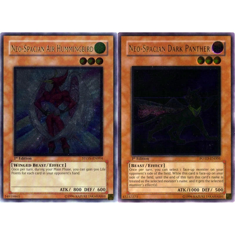 Yu Gi Oh Neo Spacian Set Neo Spacian Air Hummingbird Neo Spacian Dark Panther Shopee Philippines 7628