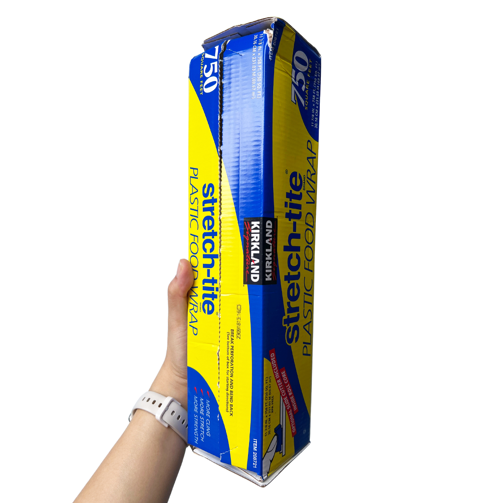 Kirkland Signature StretchTite Plastic Food Wrap (Cling Wrap), 750 sq