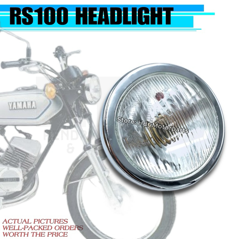 HDR YAMAHA RS100 / RS 100 HEADLIGHT / HEAD LAMP ( SET ) MOTORCYLE PARTS ...