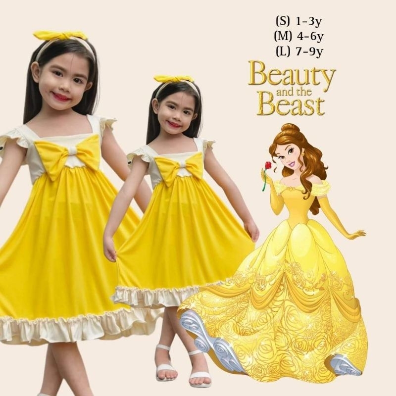 Lulu Disney Small Princess Inspired Dress baby girl ootd baby dress ootd for 1 3 years old