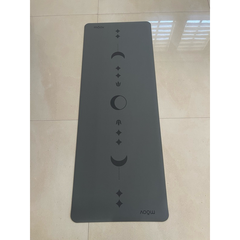 ECLIPSE YOGA MAT by mōov Coconut Fiber PU Leather + Natural Rubber Non ...